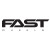 Fast Wheels Decal 8" Black