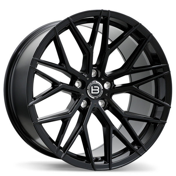 Braelin BR10 • 20x10.5 • 5x108mm • CB65.1 • +30 • Gloss Black