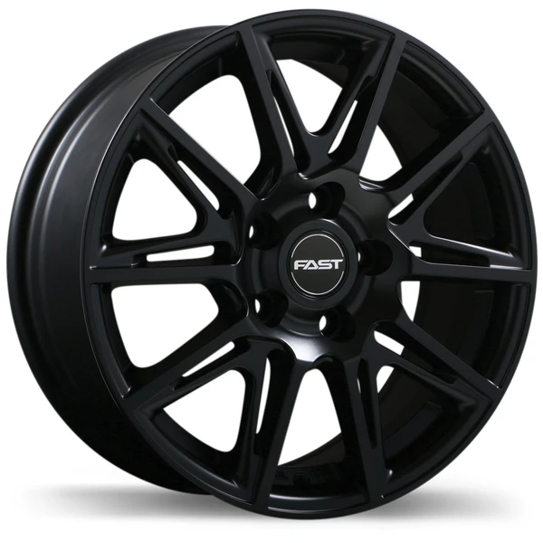 Fast Wheels Switch • 16x6.5 • 5x114.3mm • CB67.1 • +42 • Satin Black