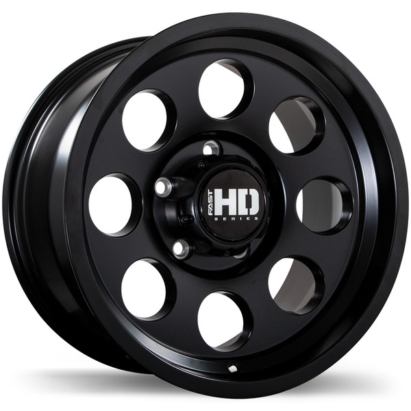 Fast HD Detour • 17x9.0 • 5x127mm • CB87.1 • 0 • Satin Black