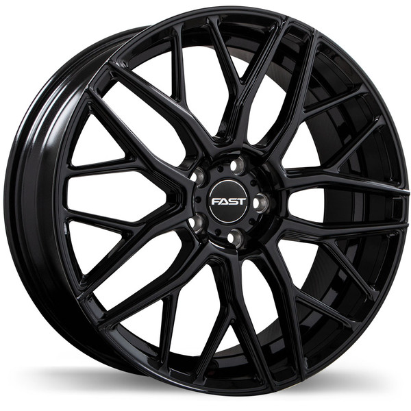 Fast Wheels Vybz • 20x8.5 • 5x112mm • CB72.6 • +40 • Gloss Black