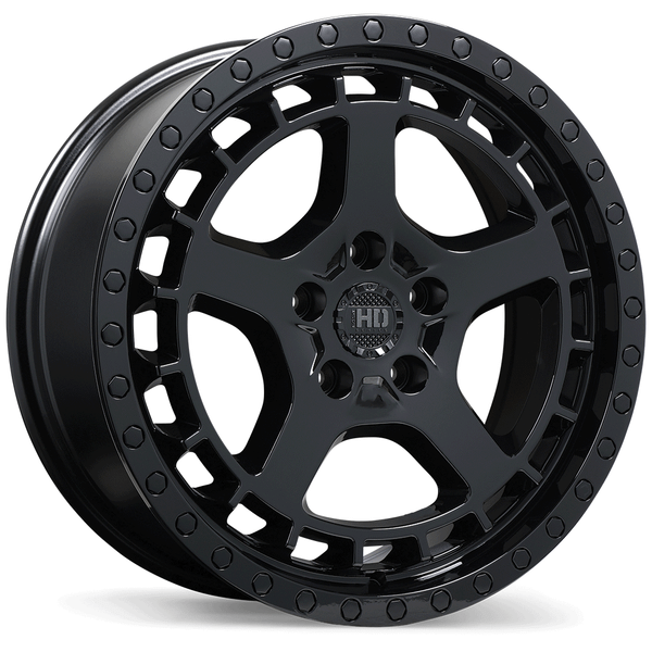Fast HD Overland • 18x7.5 • 5x114.3mm • CB72.6 • +40 • Gloss Black