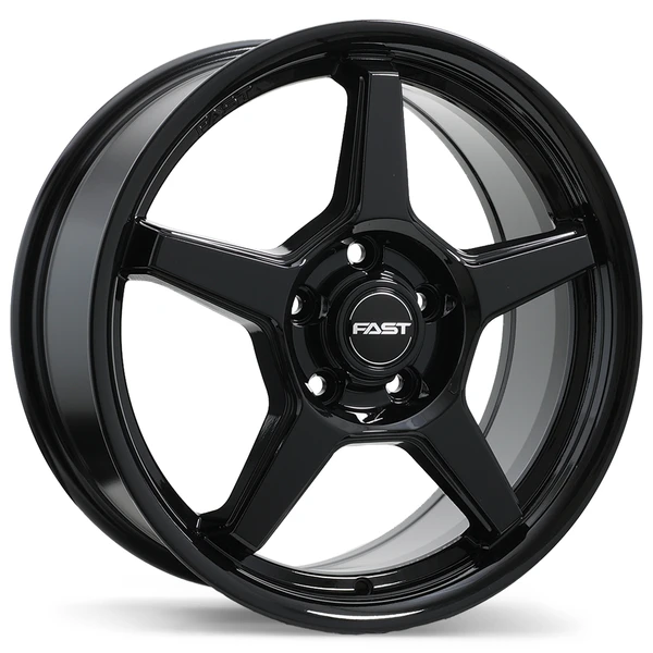 Fast Wheels Flair • 17x7.0 • 5x114.3mm • CB66.1 • +45 • Gloss Black