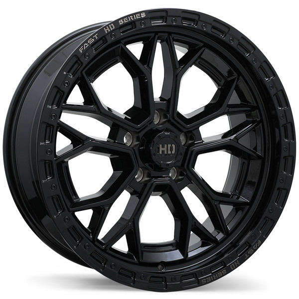 Fast HD Muramasa • 20x9.0 • 5x127mm • CB71.5 • 0 • Gloss Black with Grey Milling