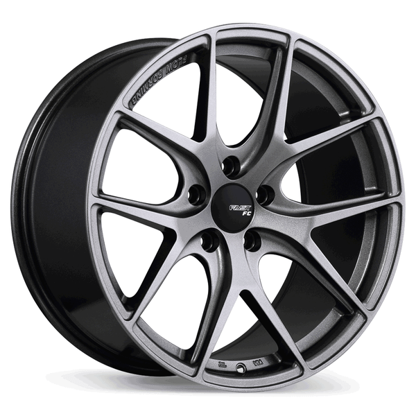 Fast Wheels FC04 • 19x8.5 • 5x114.3mm • CB72.6 • +45 • Titanium