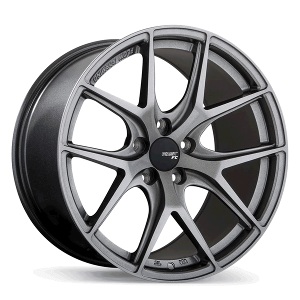 Fast Wheels FC04 • 19x9.5 • 5x105mm • CB72.6 • +45 • Titanium