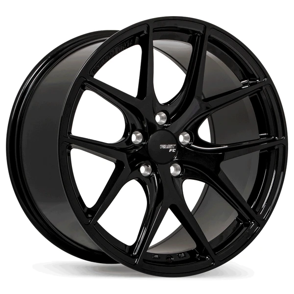 Fast Wheels FC04 • 19x9.5 • 5x110mm • CB72.6 • +35 • Metallic Black