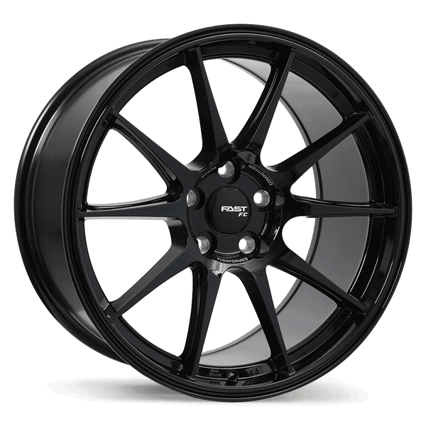 Fast Wheels FC08 • 18x9.5 • 5x120.65mm • CB72.6 • +38 • Gloss Black