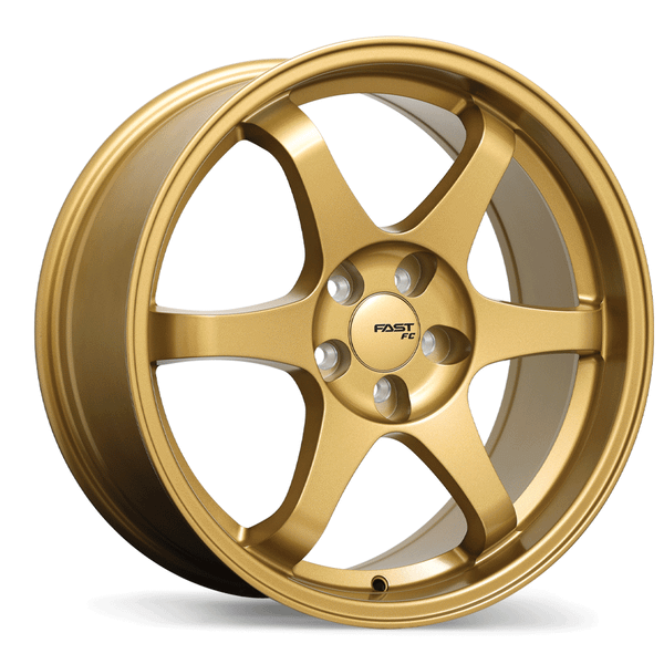 Fast Wheels FC09 • 18x9.0 • 5x114.3mm • CB72.6 • +45 • Satin Gold