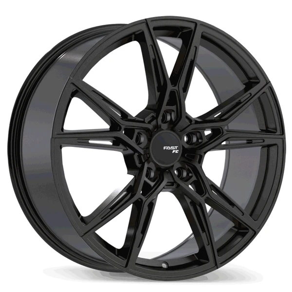 Fast Wheels FC10 • 20x8.5 • 5x114.3mm • CB66.1 • +35 • Gloss Black Anthracite