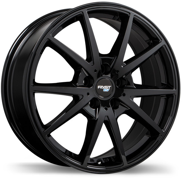 Fast Wheels EV02 • 17x7.0 • 5x105mm • CB56.6 • +41 • Gloss Black