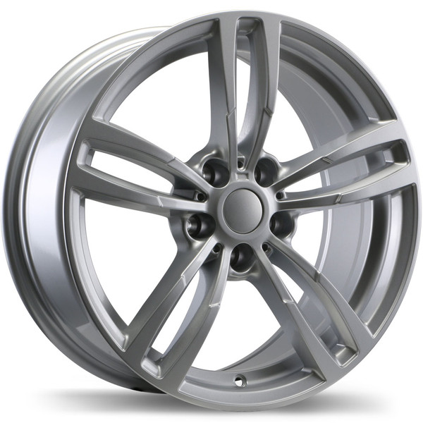Replika R163A • 19x8.5 • 5x112mm • CB66.6 • +25 • Gloss Silver