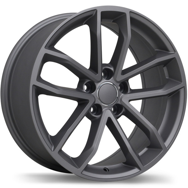 Replika R199 • 18x8.5 • 5x112mm • CB66.5 • +45 • Matte Gunmetal