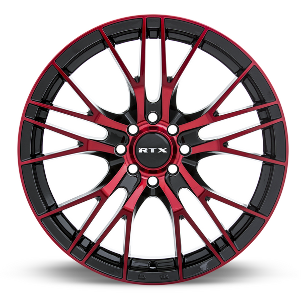 RTX® (RTX) • 082319 • Vertex • Black Machined Red • 18x8 5x114.3 CB73.1