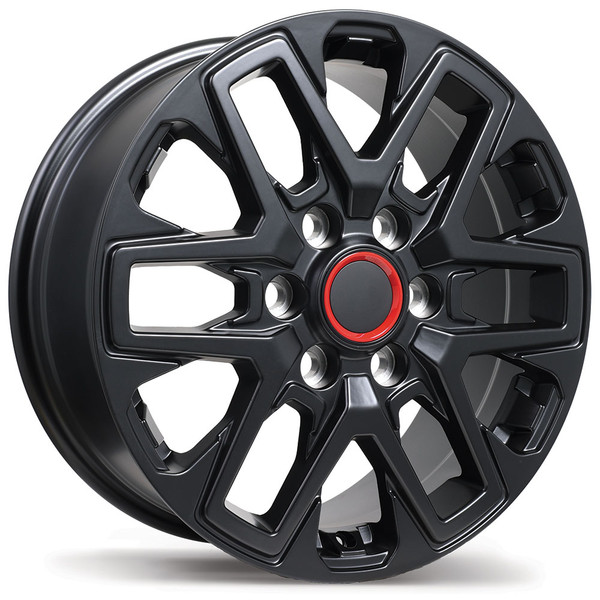 Replika R262 • 18x7.5 • 6x139.7mm • CB95.1 • +60 • Satin Black