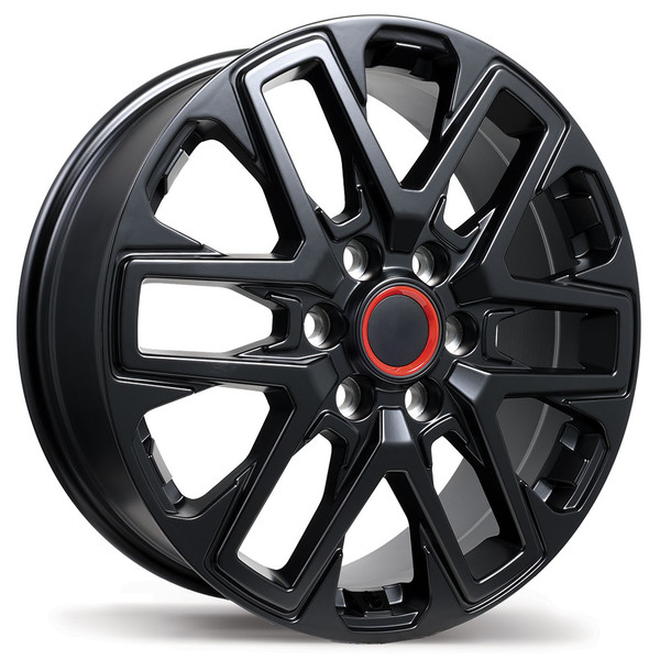 Replika R262 • 20x7.5 • 6x139.7mm • CB95.1 • +60 • Satin Black