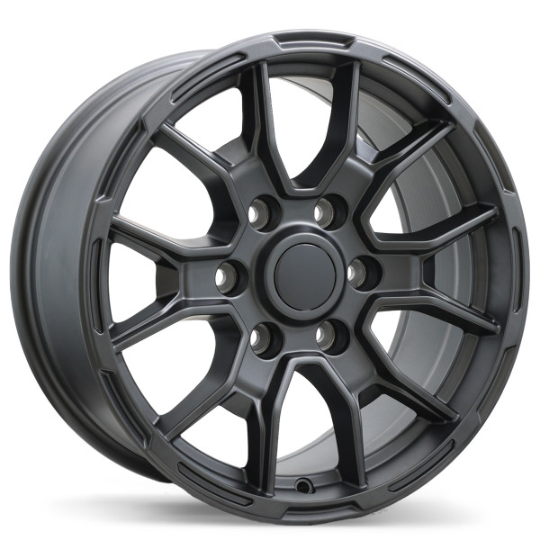 Replika R269 • 17x8.5 • 6x139.7mm • CB93.1 • +30 • Matte Gunmetal