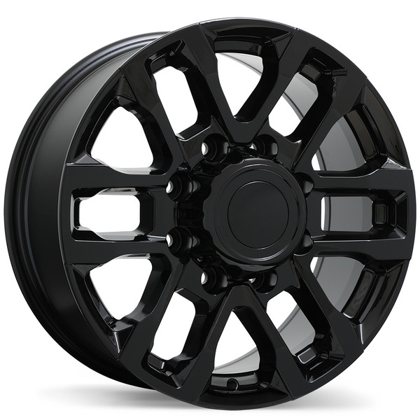 Replika R273A • 18x8.0 • 8x180mm • CB124.4 • +44 • Gloss Black