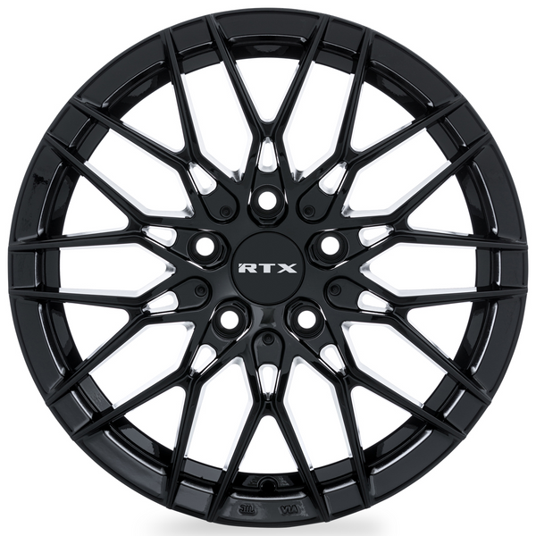 RTX® (RTX) • 082938 • V20 • Gloss Black • 18x8 5x114.3 CB73.1
