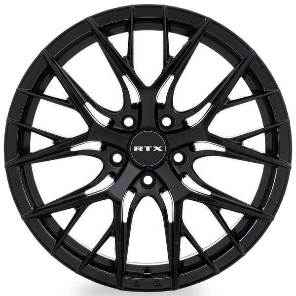 RTX® (R-Spec) • 083041 • Valkyrie • Gloss Black • 18x8 5x112 CB66.6