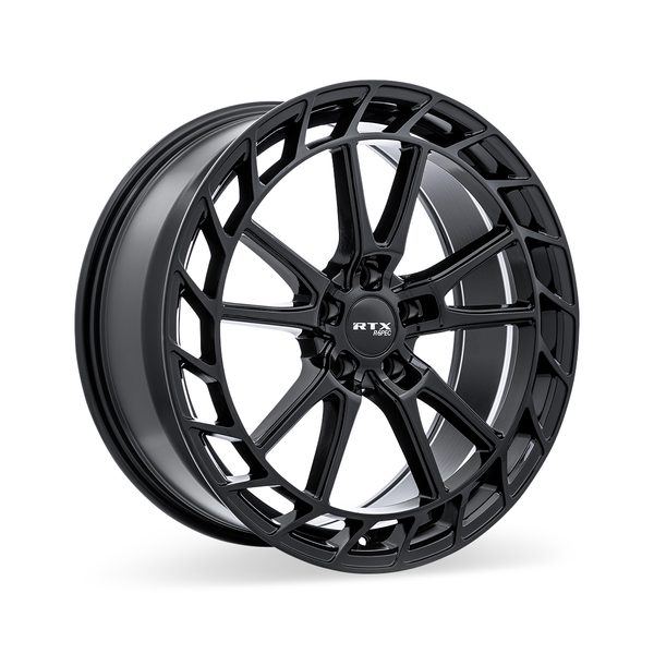 RTX® (R-Spec) • 083076 • RS05 • Gloss Black • 20x8.5 5x114.3 CB67.1