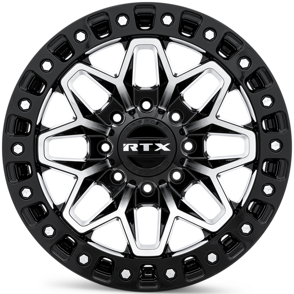 RTX® (Offroad) • 083204 • Zion • Gloss Black Machined • 20x9 8x165.1 CB125