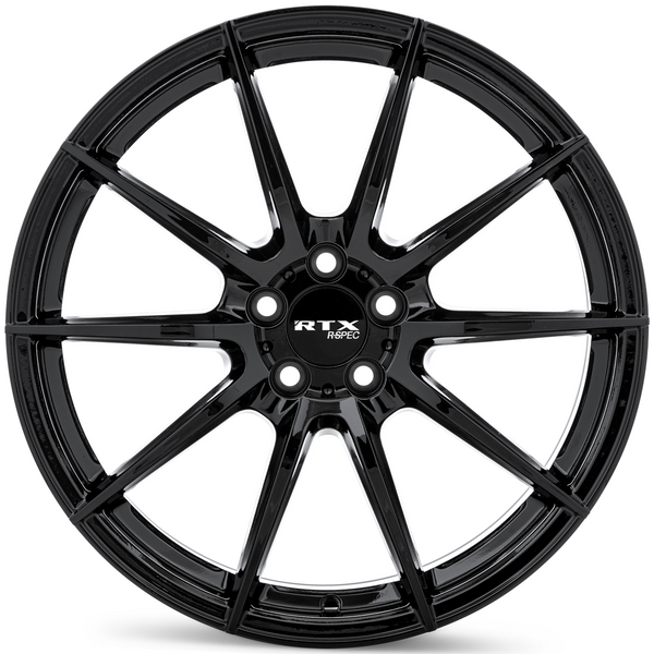 RTX® (R-Spec) • 083244 • RS03 • Gloss Black • 18x8 5x100 CB67.1