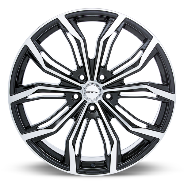 RTX® (RTX) • 082424 • Black Widow • Black Machined • 18x8 5x108 CB63.4