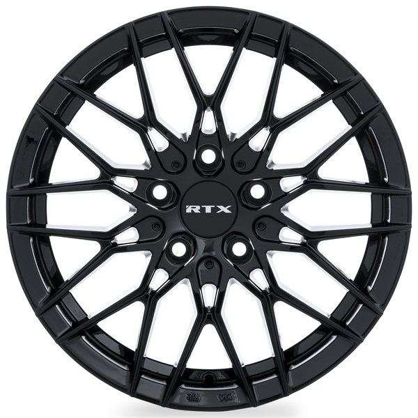 RTX® (RTX) • 083252 • V20 • Gloss Black • 19x8 5x114.3 CB73.1