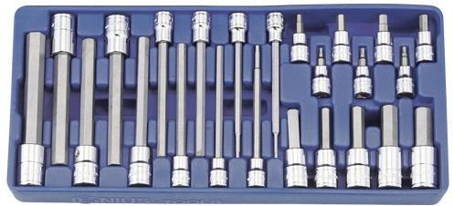 24PC 3/8" & 1/2DR SAE LONG HEX