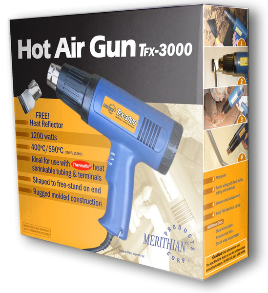 Merithian TFX-3000 - Two Stage General Purpose Hot Air Gun 1,200W