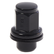 12X1.50 MAG NUT WITH WASHER 21MM BLACK