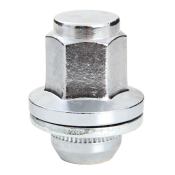 14X1.50 MAG NUT WITH WASHER 21MM CHROME