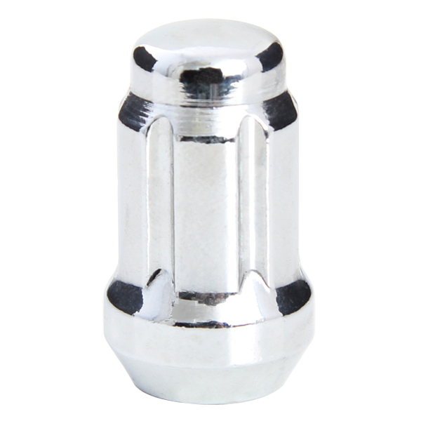 12X1.25 SPLINE NUT 6 SPLINE CHROME