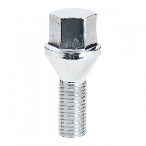 14X1.25 BOLT 17MM SHANK 48MM CHROME