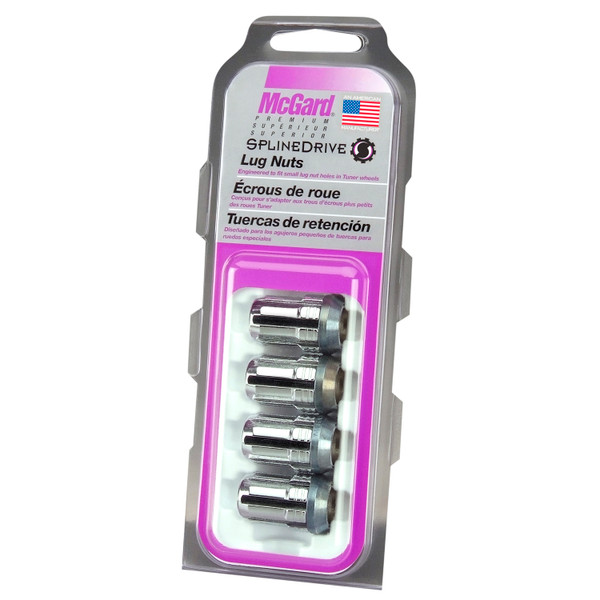 12x1.25 Tuner Style Cone Seat Lug Nuts-Chrome