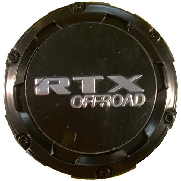 RTX 2835K93AB1 - Gloss Black Center Cap RTX Offroad Chrome with Black Background