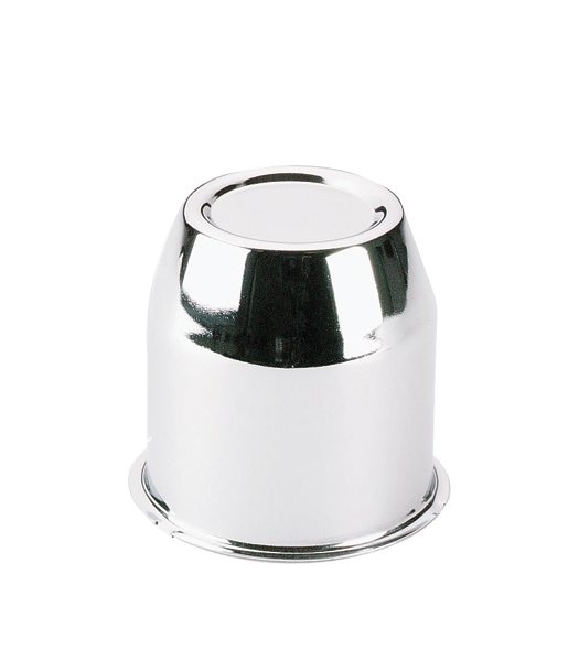 Push Thru Stainless Hub Cover Closed 3.18" Dia 3.37" Tal