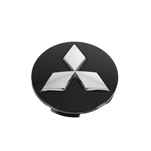 OEM Mitsubishi Cap- Black- Chrome logo
