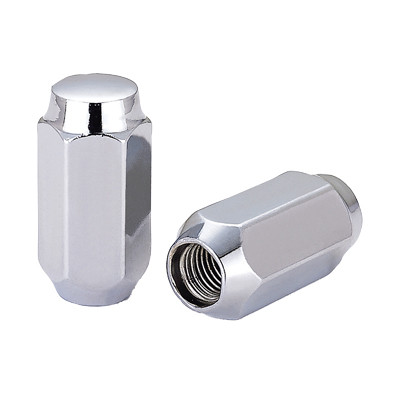 Acorn Chrome Long Nut 1PC 60° Seat-14x1.50mm-21mm Hex-Premium