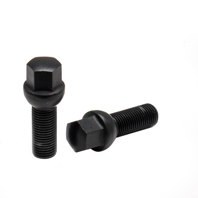 Acorn Matte Black Bolt R12 Radius Seat-12x1.50mm-26mm Shank-17mm Hex-Premium