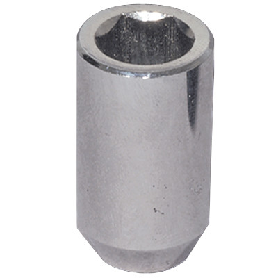 Tuner Chrome Nut 1PC 60° Seat-12x1.50mm-17/19/21mm Hex