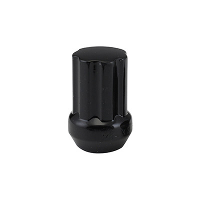 7 Spline Black Nut 1PC 60° Seat-14x2.00mm-21/22mm Hex