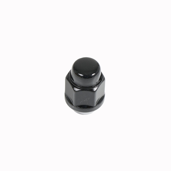 Acorn Black Nut 2PC 60° Bulge Seat-7/16'' RH-19mm Hex