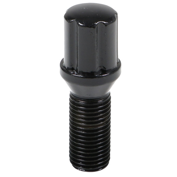 6 Spline Black Bolt 60° Seat-14x1.50mm-28mm Shank-17/19/21mm Hex