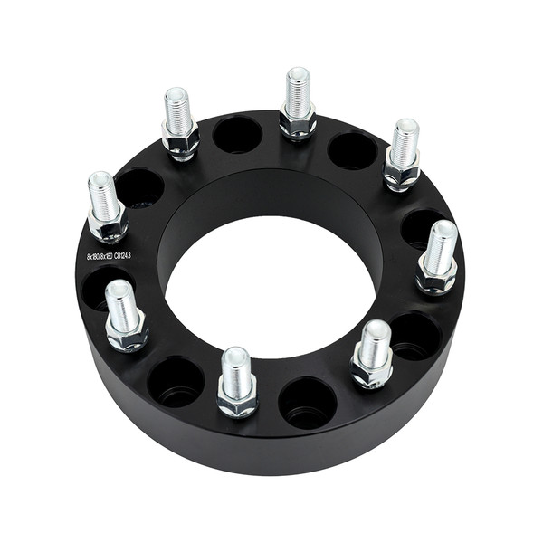 Billet Wheel Adapter-Black-8x180 to 8x180mm-Bore 124.3mm-Thickness 51mm (2.00'')-14x1.50mm