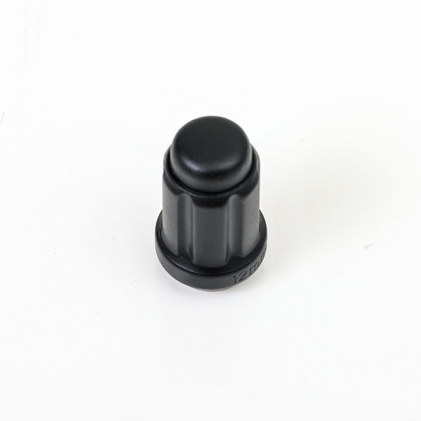 6 Spline Matte Black Nut 2PC 60° Seat-12x1.50mm-17/19/21mm Hex-Premium