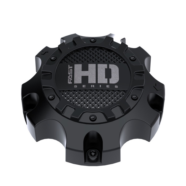 Satin Black Cap With Satin Black Hardware And Gunmetal Fast HD Series Logo