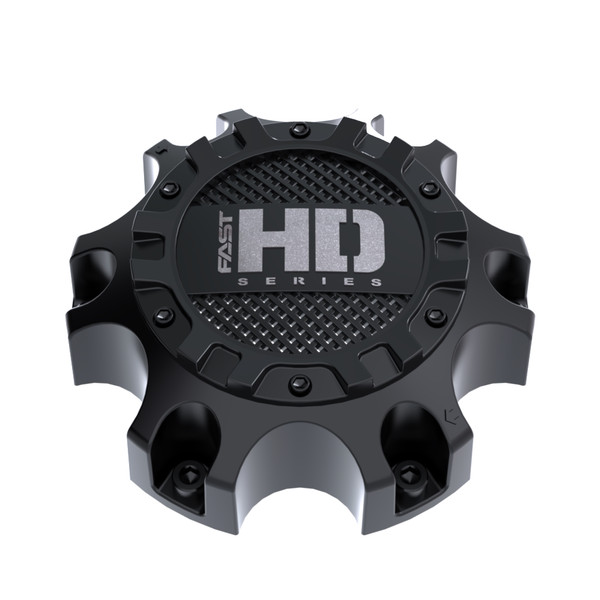 Satin Black Cap With Satin Black Hardware And Gunmetal Fast HD Series Logo