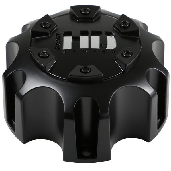 Satin Black Cap With Black Hardware And Chrome Fast HD Series Logo